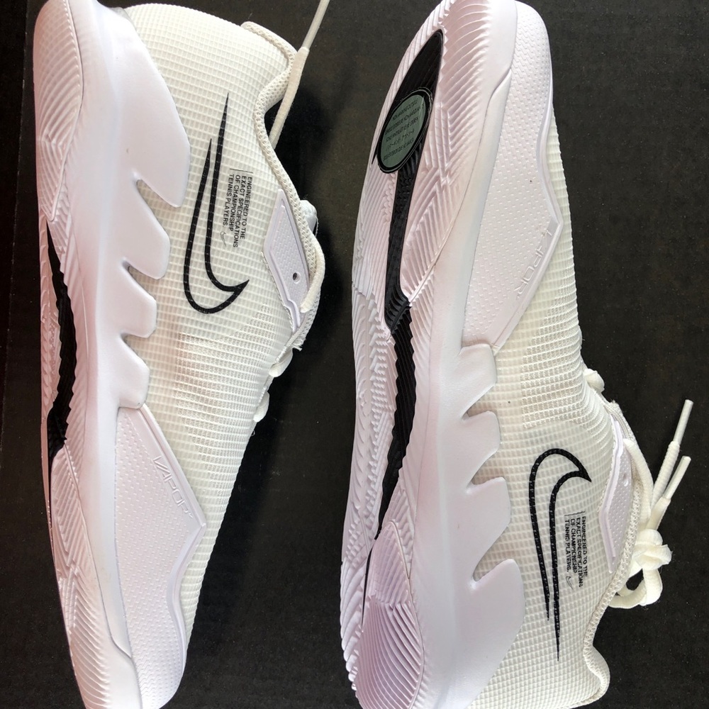 Nike Air Zoom Vapor Pro HC White Black Mens Sz 8 Women’s Sz 9.5 CZ0220-1… - Picture 10 of 12